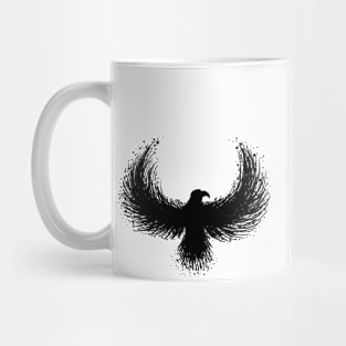 Hand-drawn Raven Mug